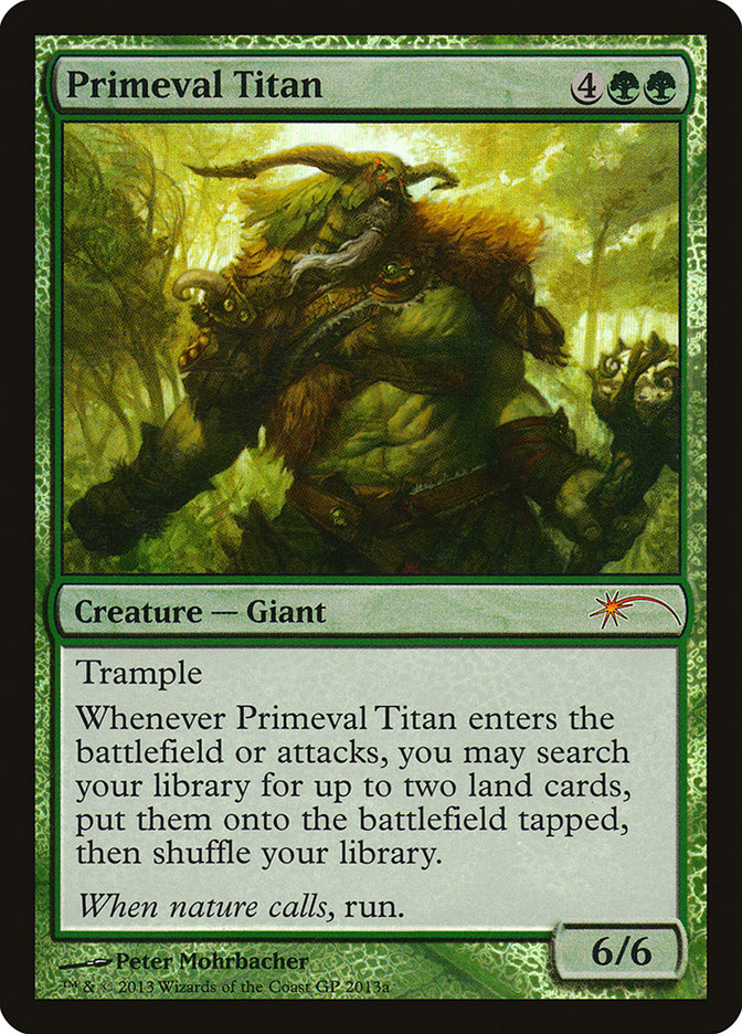 Primeval Titan [Grand Prix Promos] | Card Citadel