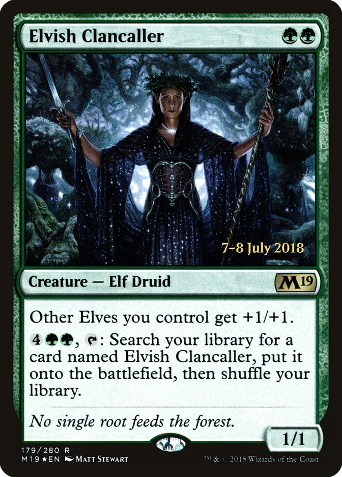 Elvish Clancaller [Core Set 2019 Promos] | Card Citadel