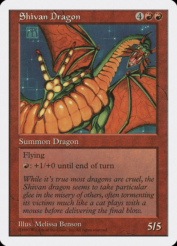 Shivan Dragon [Fifth Edition] | Card Citadel