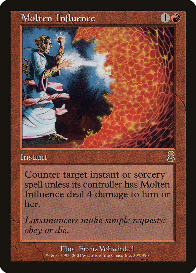 Molten Influence [Odyssey] | Card Citadel