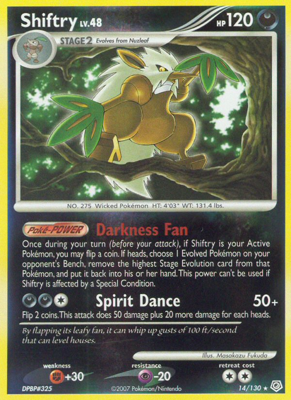 Shiftry (14/130) [Diamond & Pearl: Base Set] | Card Citadel