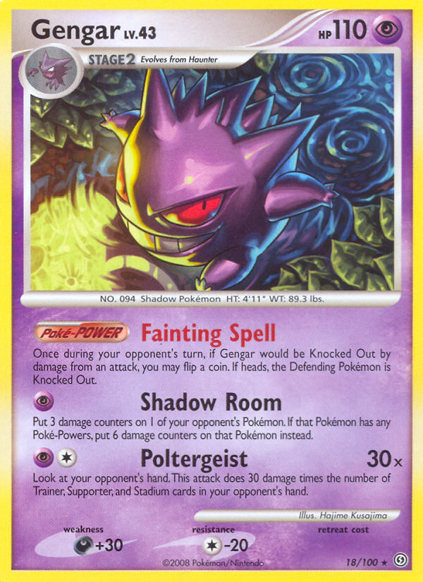 Gengar (18/100) [Diamond & Pearl: Stormfront] | Card Citadel