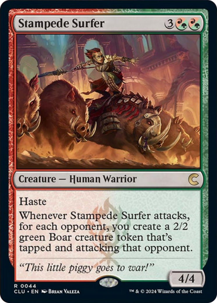 Stampede Surfer [Ravnica: Clue Edition] | Card Citadel