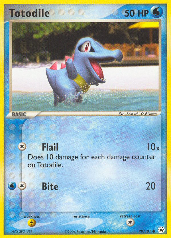 Totodile (79/101) [EX: Hidden Legends] | Card Citadel