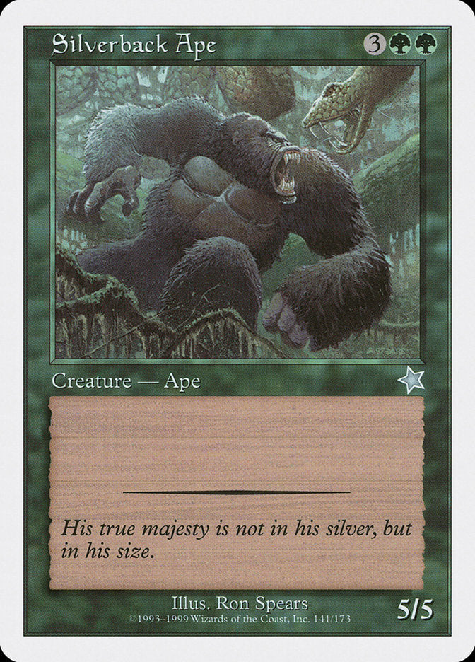 Silverback Ape [Starter 1999] | Card Citadel