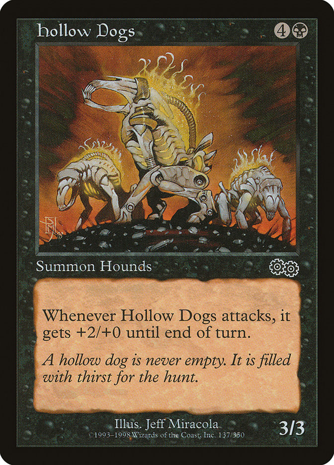 Hollow Dogs [Urza's Saga] | Card Citadel