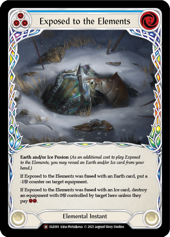 Exposed to the Elements [U-ELE093] Unlimited Normal | Card Citadel