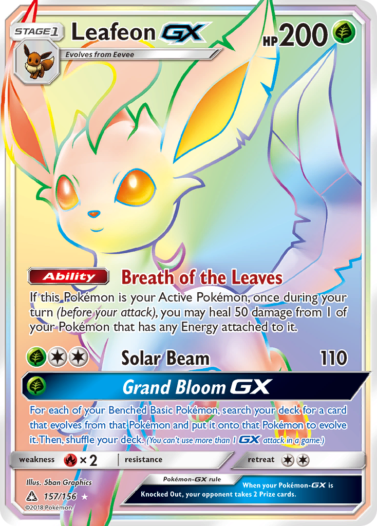 Leafeon GX (157/156) [Sun & Moon: Ultra Prism] | Card Citadel