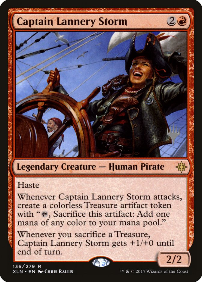 Captain Lannery Storm (Promo Pack) [Ixalan Promos] | Card Citadel