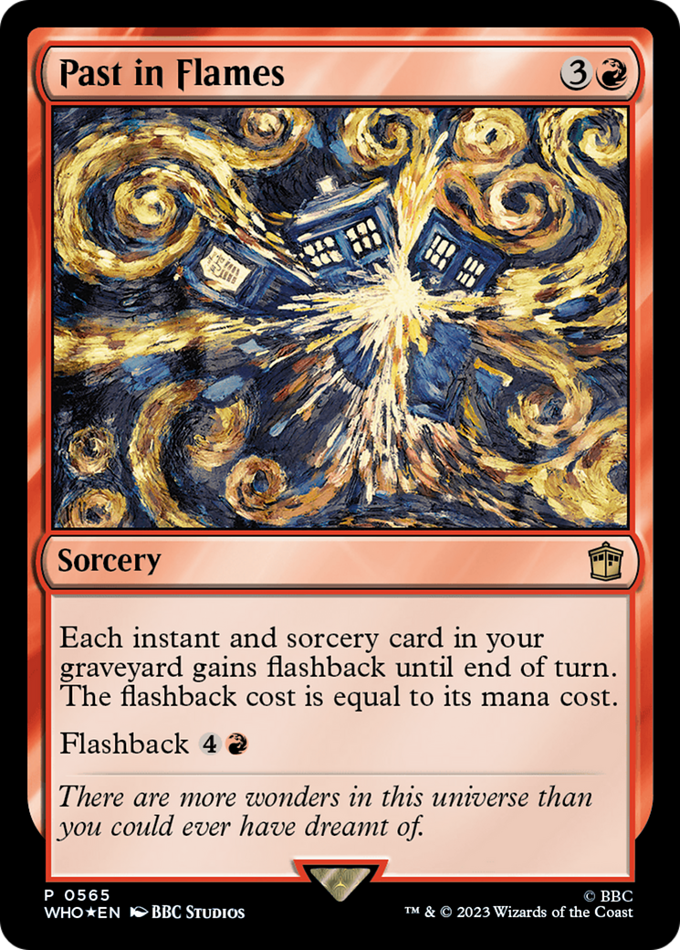Past in Flames [Doctor Who Promos] | Card Citadel