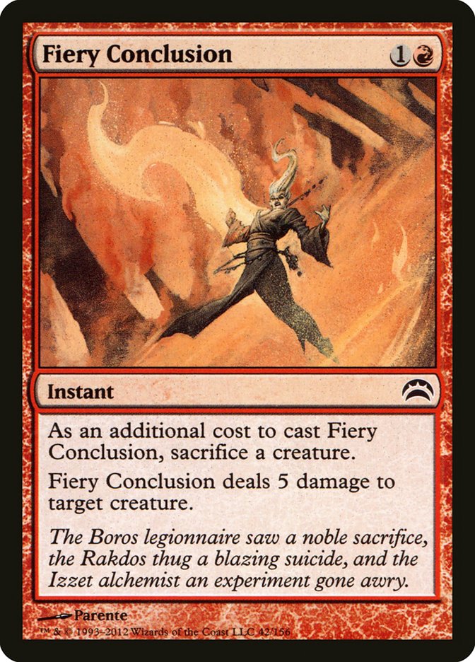 Fiery Conclusion [Planechase 2012] | Card Citadel