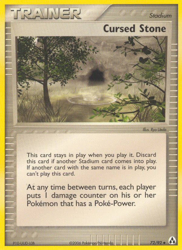 Cursed Stone (72/92) [EX: Legend Maker] | Card Citadel