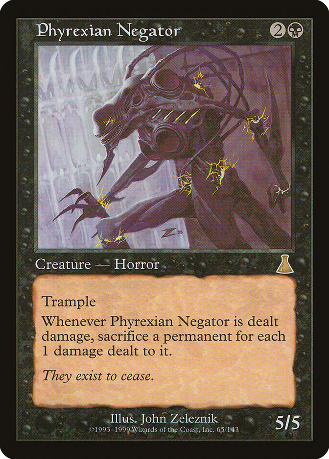 Phyrexian Negator [Urza's Destiny] | Card Citadel