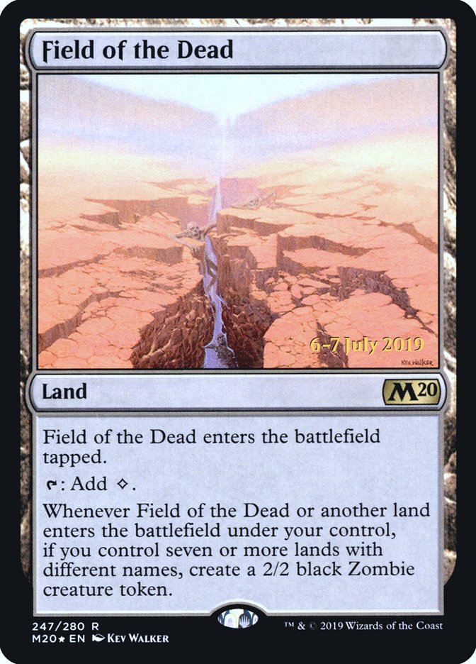 Field of the Dead  [Core Set 2020 Prerelease Promos] | Card Citadel