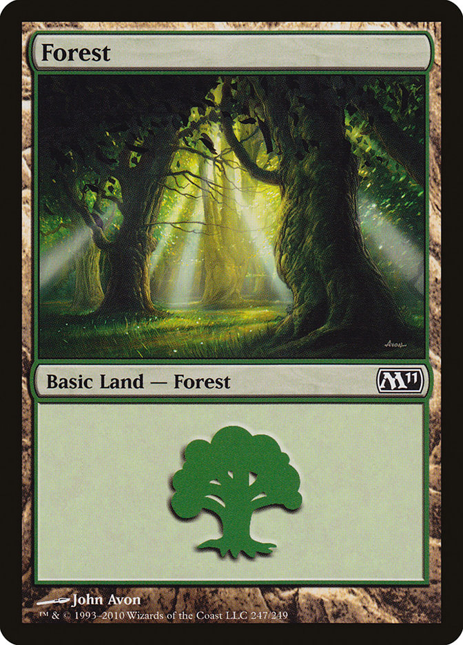 Forest (247) [Magic 2011] | Card Citadel