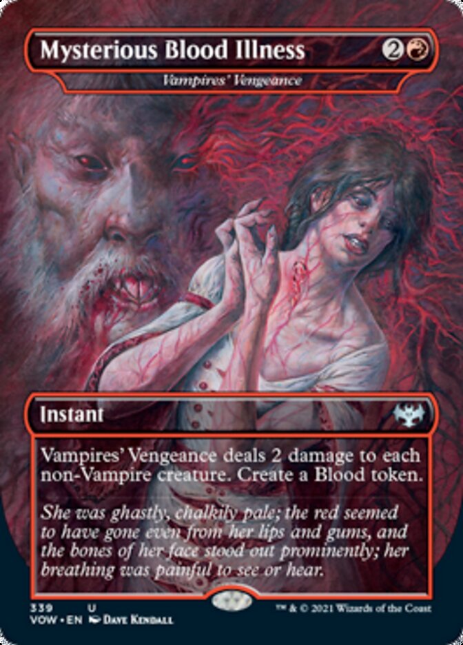 Vampires' Vengeance - Mysterious Blood Illness [Innistrad: Crimson Vow] | Card Citadel