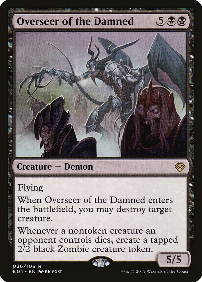 Overseer of the Damned [Archenemy: Nicol Bolas] | Card Citadel