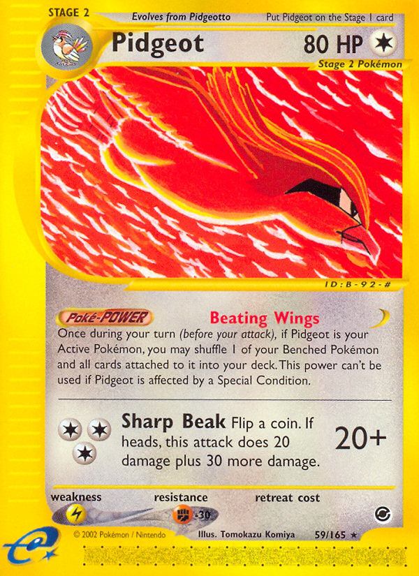 Pidgeot (59/165) [Expedition: Base Set] | Card Citadel