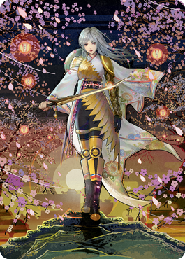The Wandering Emperor 2 Art Card [Kamigawa: Neon Dynasty Art Series] | Card Citadel