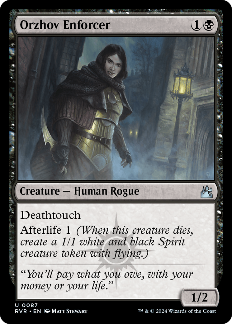 Orzhov Enforcer [Ravnica Remastered] | Card Citadel