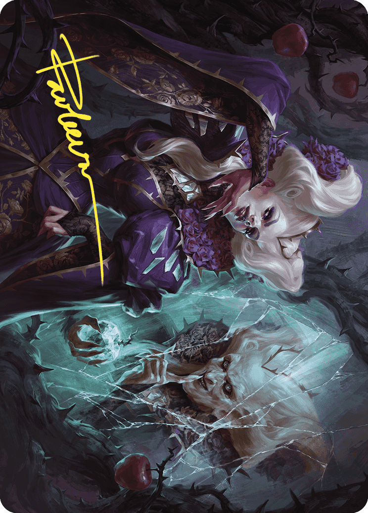 Conceited Witch Art Card (Gold-Stamped Signature) [Wilds of Eldraine Art Series] | Card Citadel