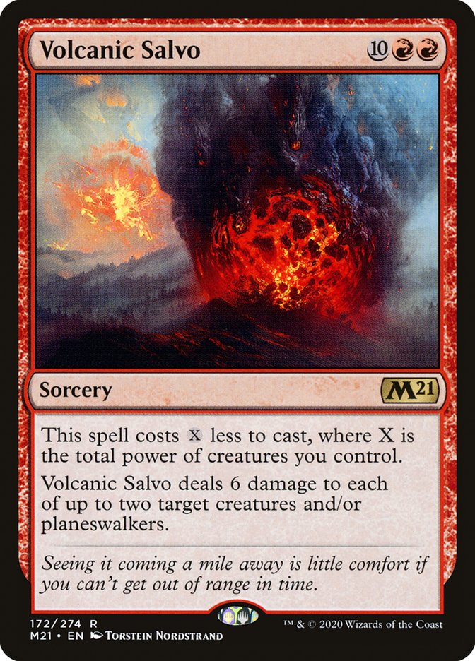 Volcanic Salvo [Core Set 2021] | Card Citadel