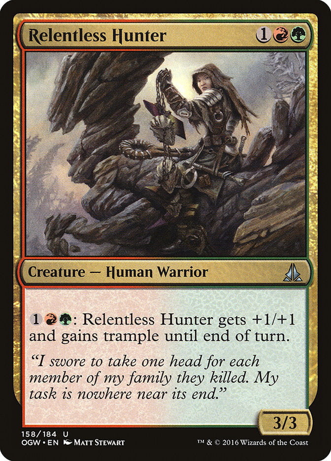 Relentless Hunter [Oath of the Gatewatch] | Card Citadel