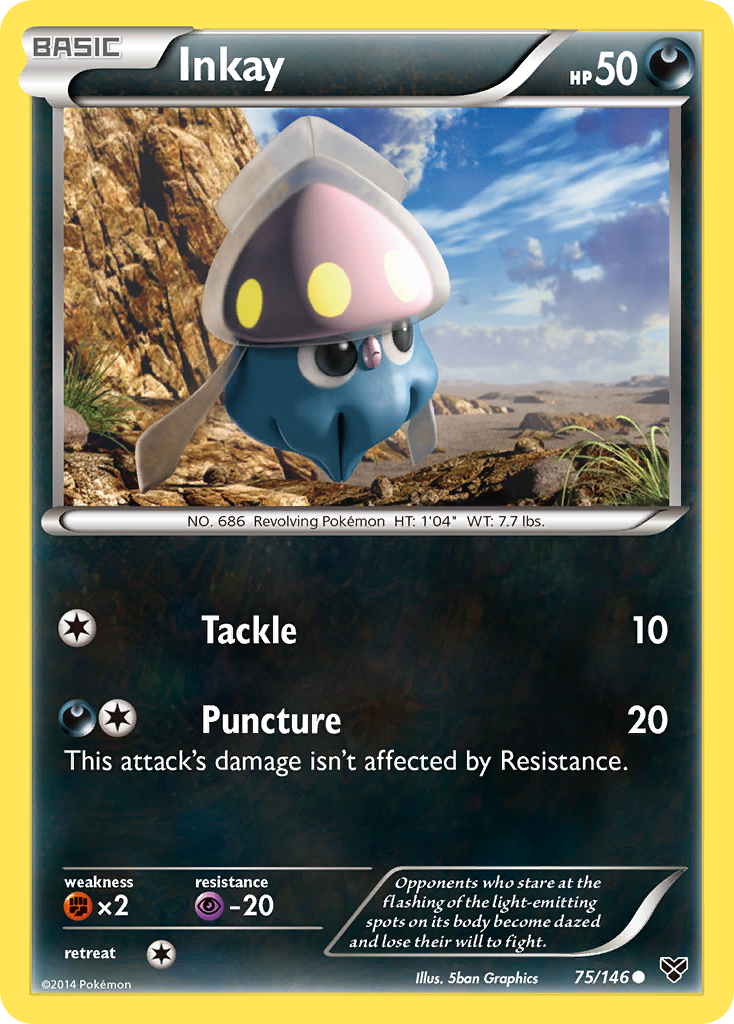 Inkay (75/146) [XY: Base Set] | Card Citadel