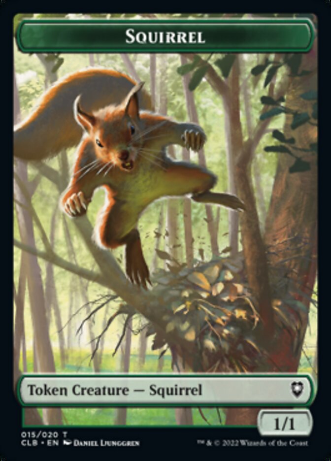 Squirrel Token [Commander Legends: Battle for Baldur's Gate Tokens] | Card Citadel