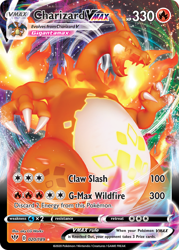 Charizard VMAX (020/189) [Sword & Shield: Darkness Ablaze] | Card Citadel