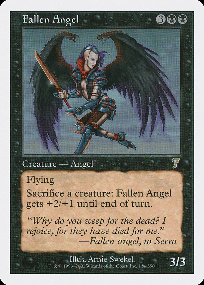 Fallen Angel [Seventh Edition] | Card Citadel