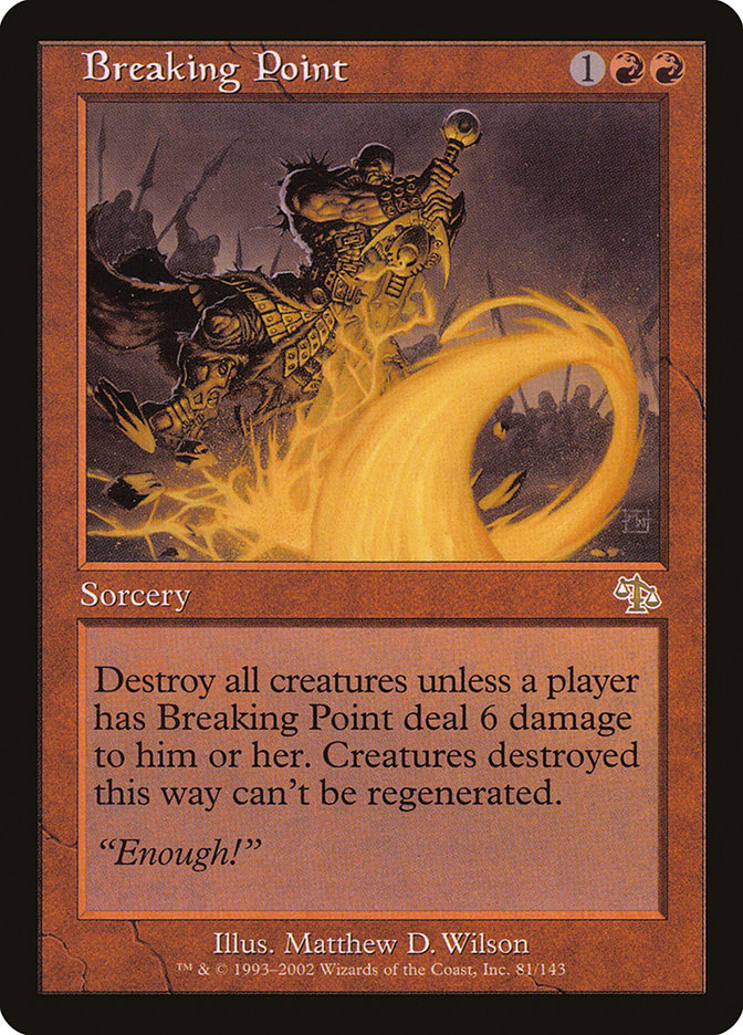 Breaking Point [Judgment] | Card Citadel