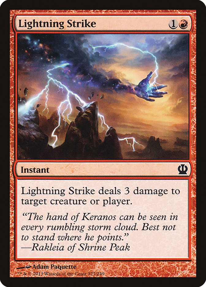 Lightning Strike [Theros] | Card Citadel