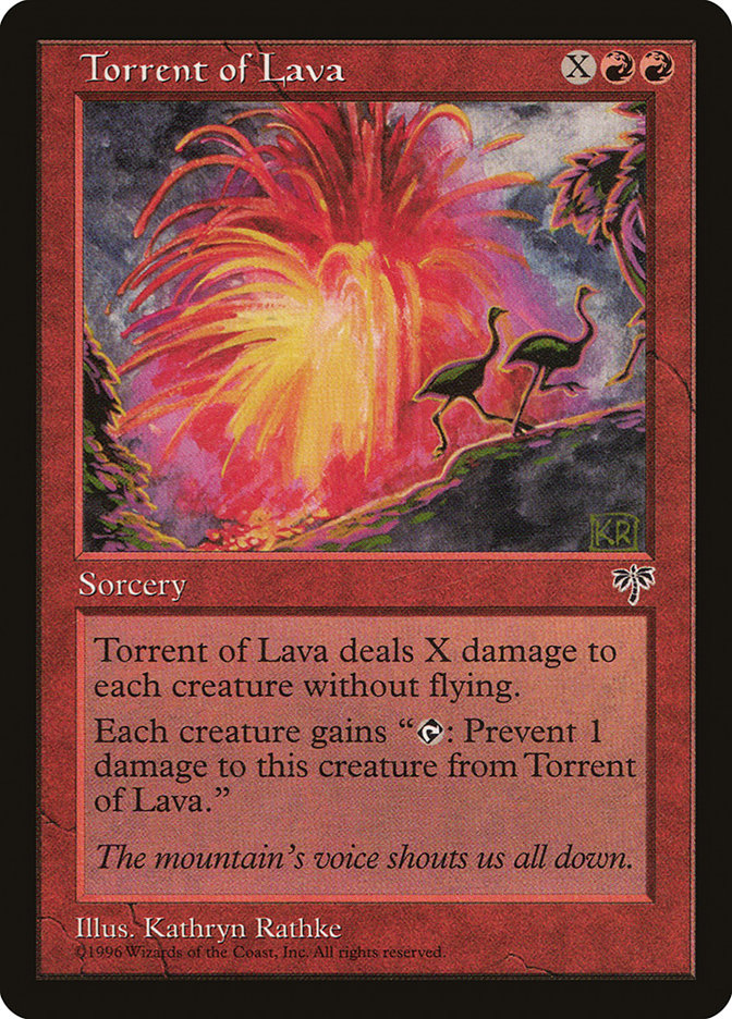 Torrent of Lava [Mirage] | Card Citadel