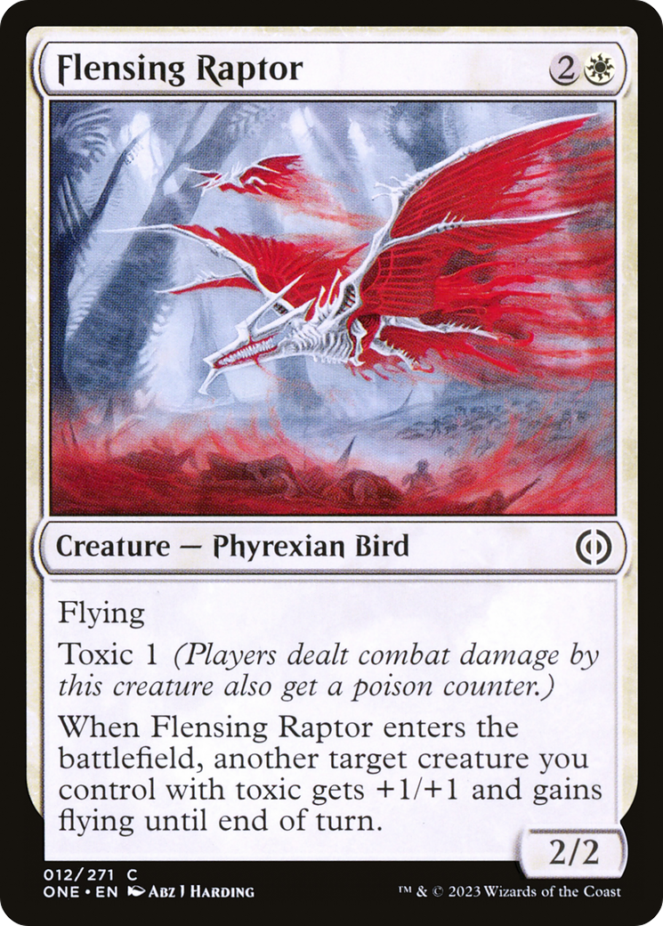 Flensing Raptor [Phyrexia: All Will Be One] | Card Citadel