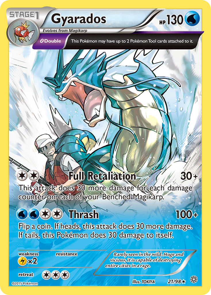 Gyarados (21/98) [XY: Ancient Origins] | Card Citadel