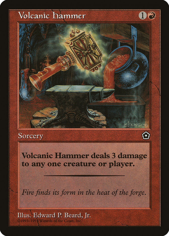 Volcanic Hammer [Portal Second Age] | Card Citadel