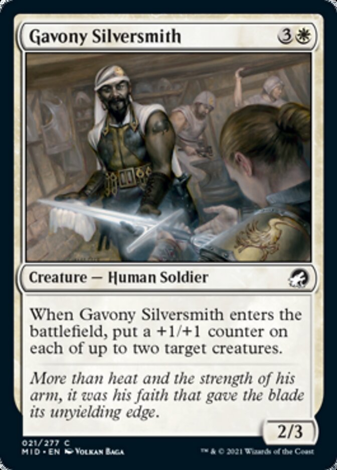 Gavony Silversmith [Innistrad: Midnight Hunt] | Card Citadel