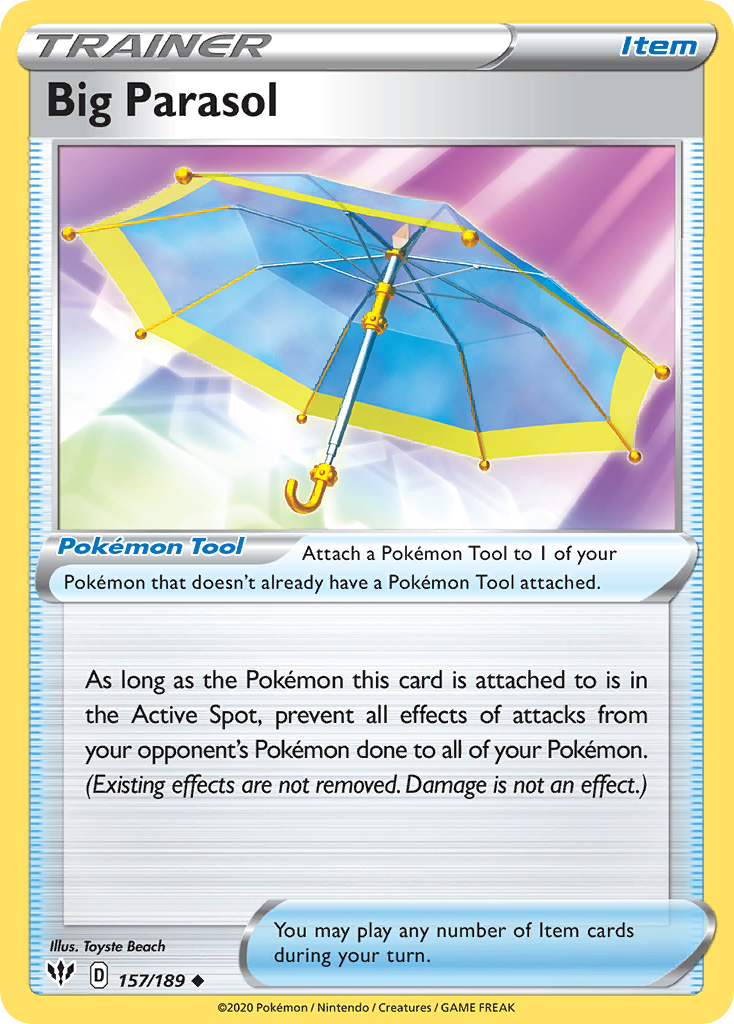 Big Parasol (157/189) [Sword & Shield: Darkness Ablaze] | Card Citadel