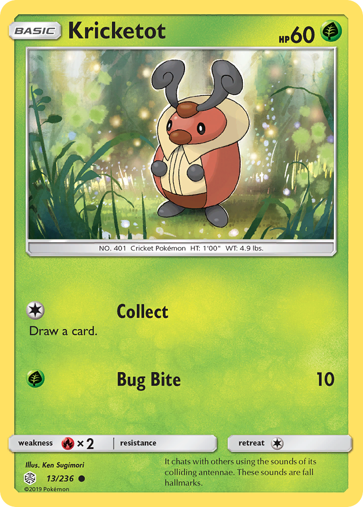 Kricketot (13/236) [Sun & Moon: Cosmic Eclipse] | Card Citadel