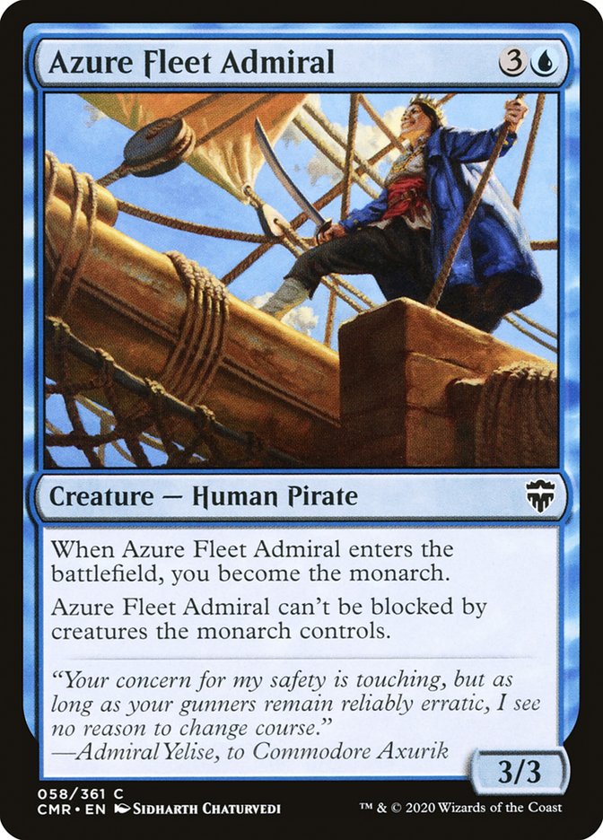 Azure Fleet Admiral [Commander Legends] | Card Citadel