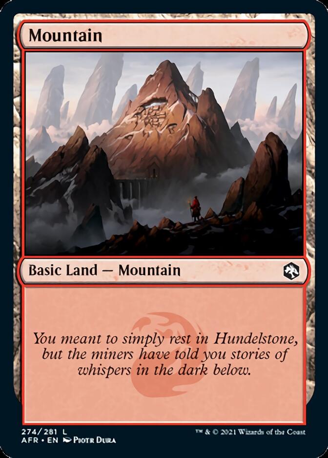 Mountain (274) [Dungeons & Dragons: Adventures in the Forgotten Realms] | Card Citadel