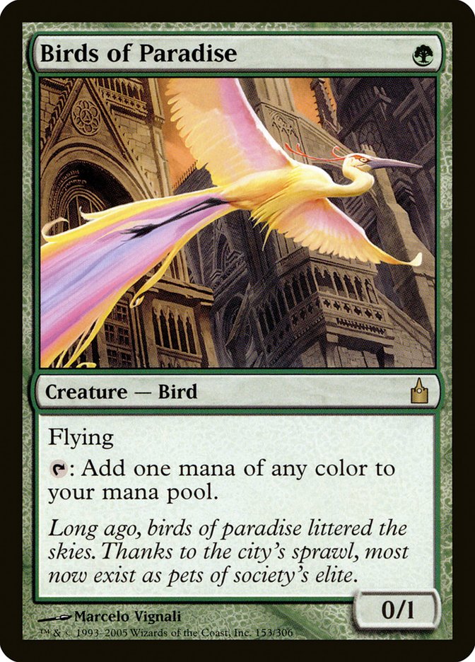 Birds of Paradise [Ravnica: City of Guilds] | Card Citadel
