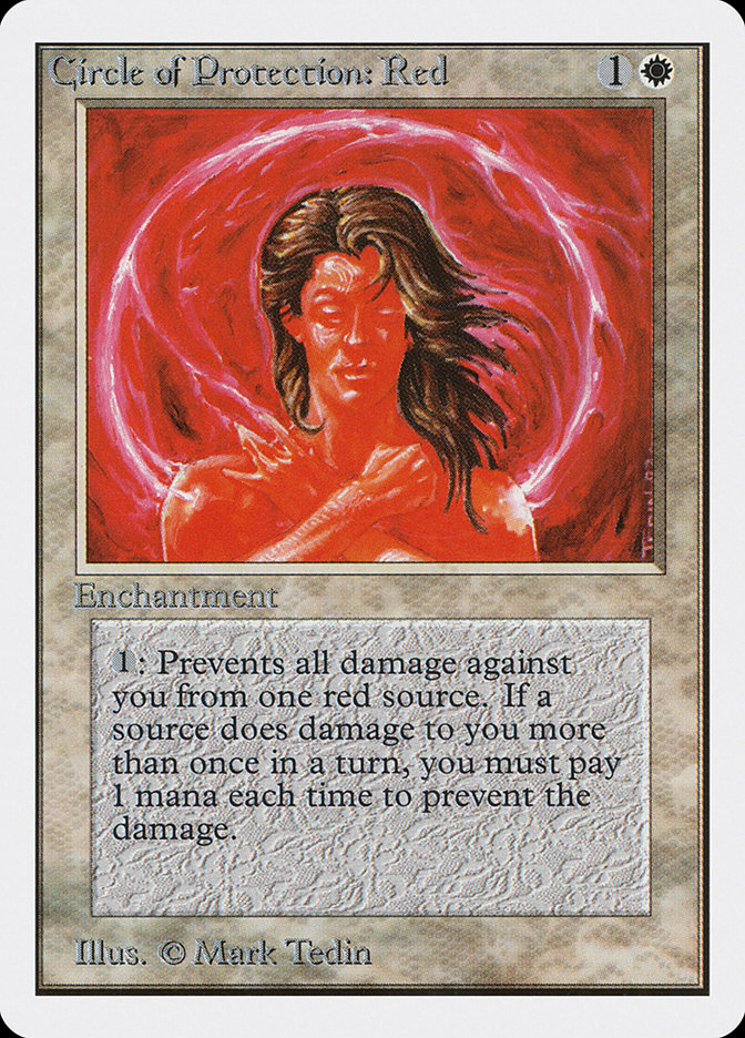 Circle of Protection: Red [Unlimited Edition] | Card Citadel