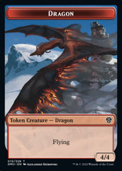 Phyrexian // Dragon Double-sided Token [Dominaria United Tokens] | Card Citadel
