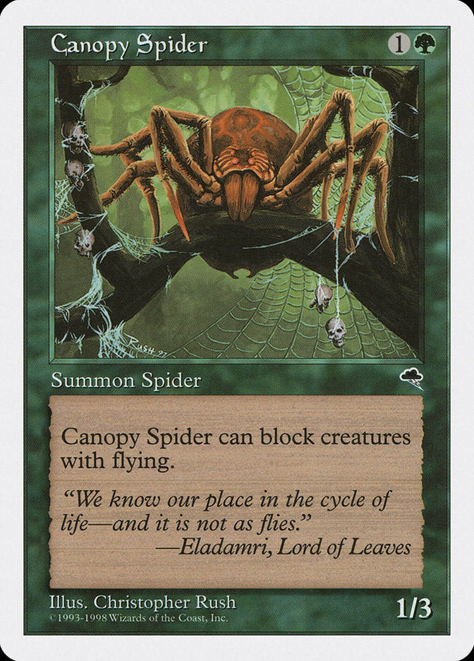 Canopy Spider [Anthologies] | Card Citadel