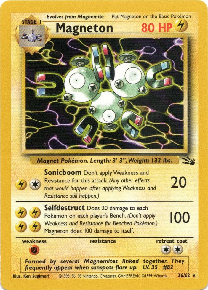 Magneton (26/62) [Fossil Unlimited] | Card Citadel