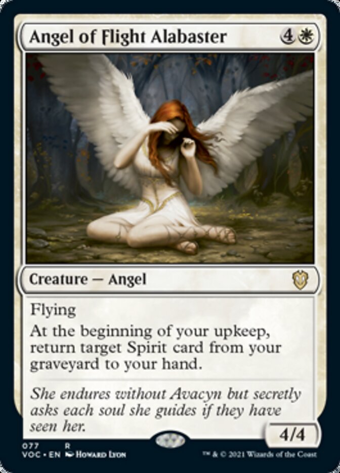 Angel of Flight Alabaster [Innistrad: Crimson Vow Commander] | Card Citadel