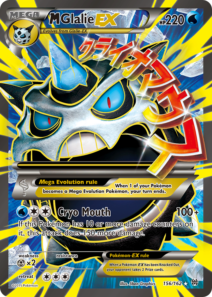 M Glalie EX (156/162) [XY: BREAKthrough] | Card Citadel