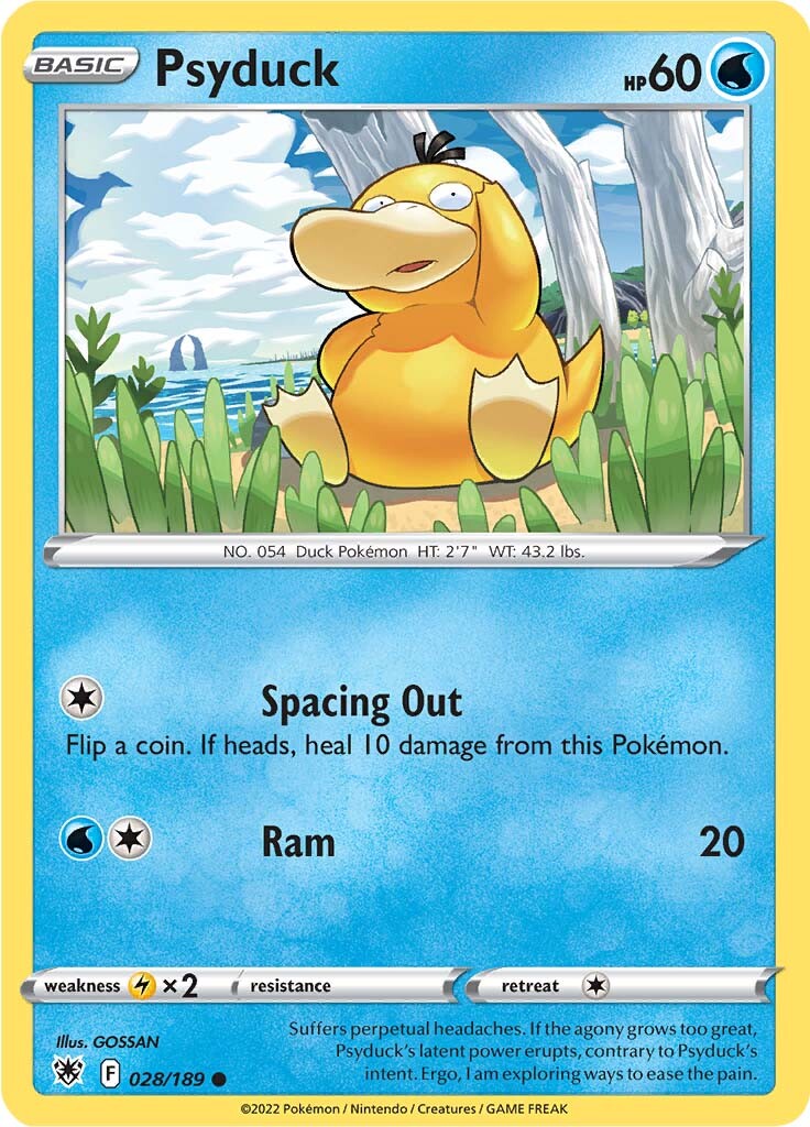 Psyduck (028/189) [Sword & Shield: Astral Radiance] | Card Citadel